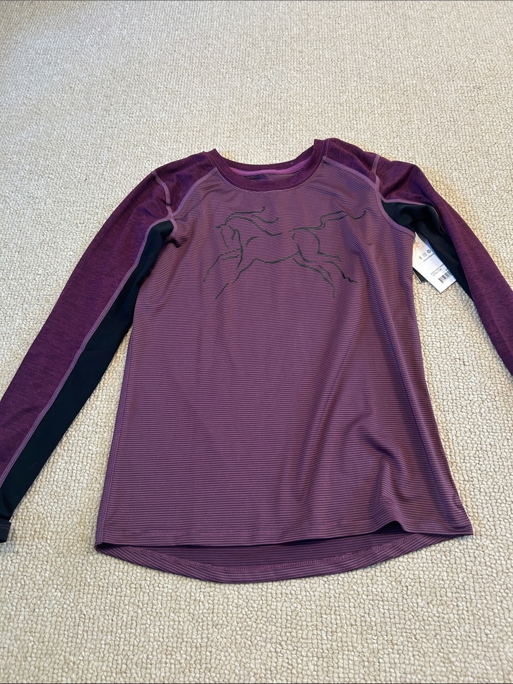 NWT Kerrits Girls First Pass Base Layer Top